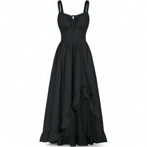 Scarlet Darkness Women's Size XL Renaissance Irregular Hem Ruffled Midi Dress